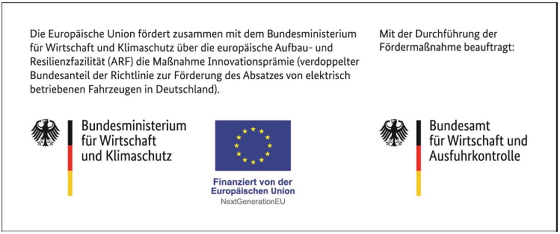Logo der Fördermaßnahme NextGeneration EU